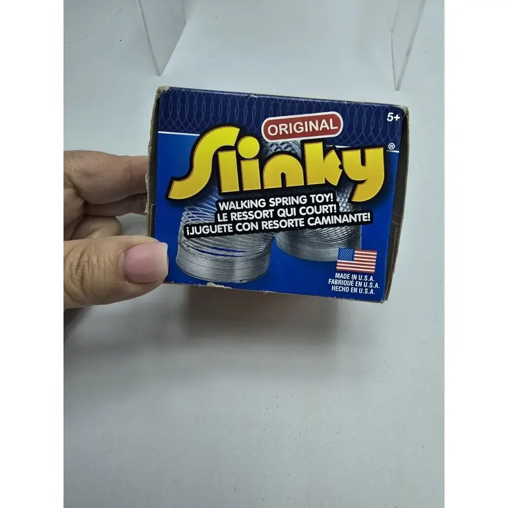 The Original Slinky Walking Spring Toy, Metal Slinky. New